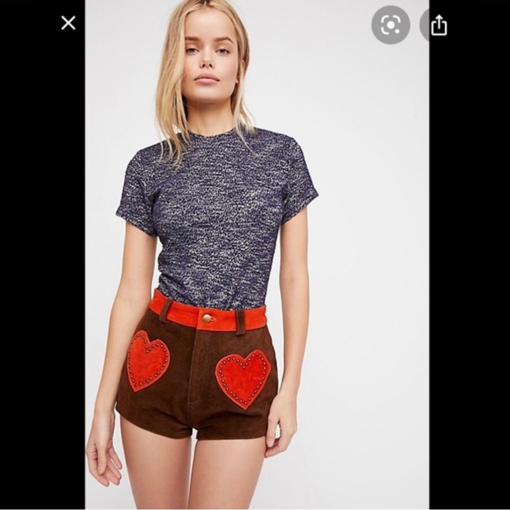 Understated Leather Shorts